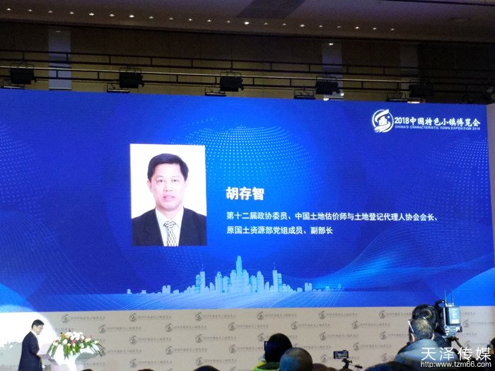 天泽传媒董事长徐才华参加2018中国特色小镇博览会