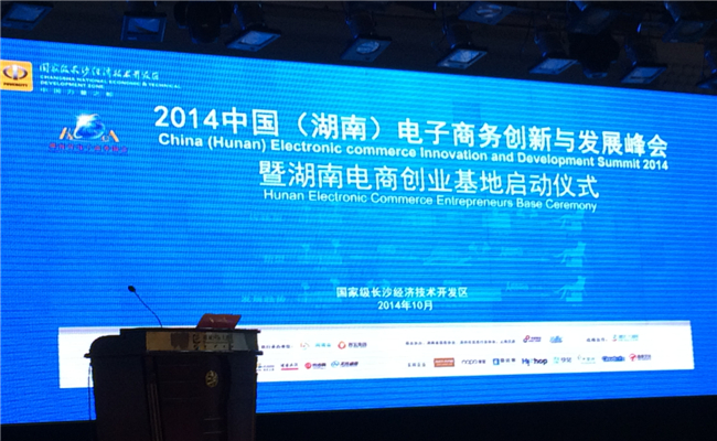 中国（湖南）电商创新与发展峰会峰会现场